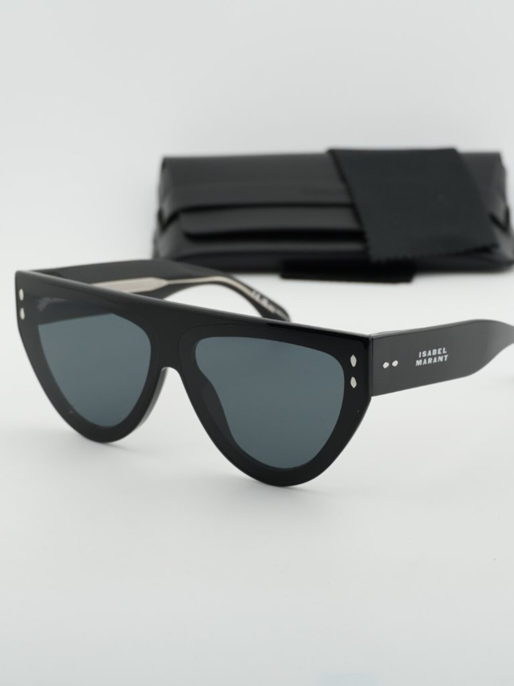 Isabel Marant IM 0171/G/S 0807 IR Cat Eye Sunglasses - Black/Grey